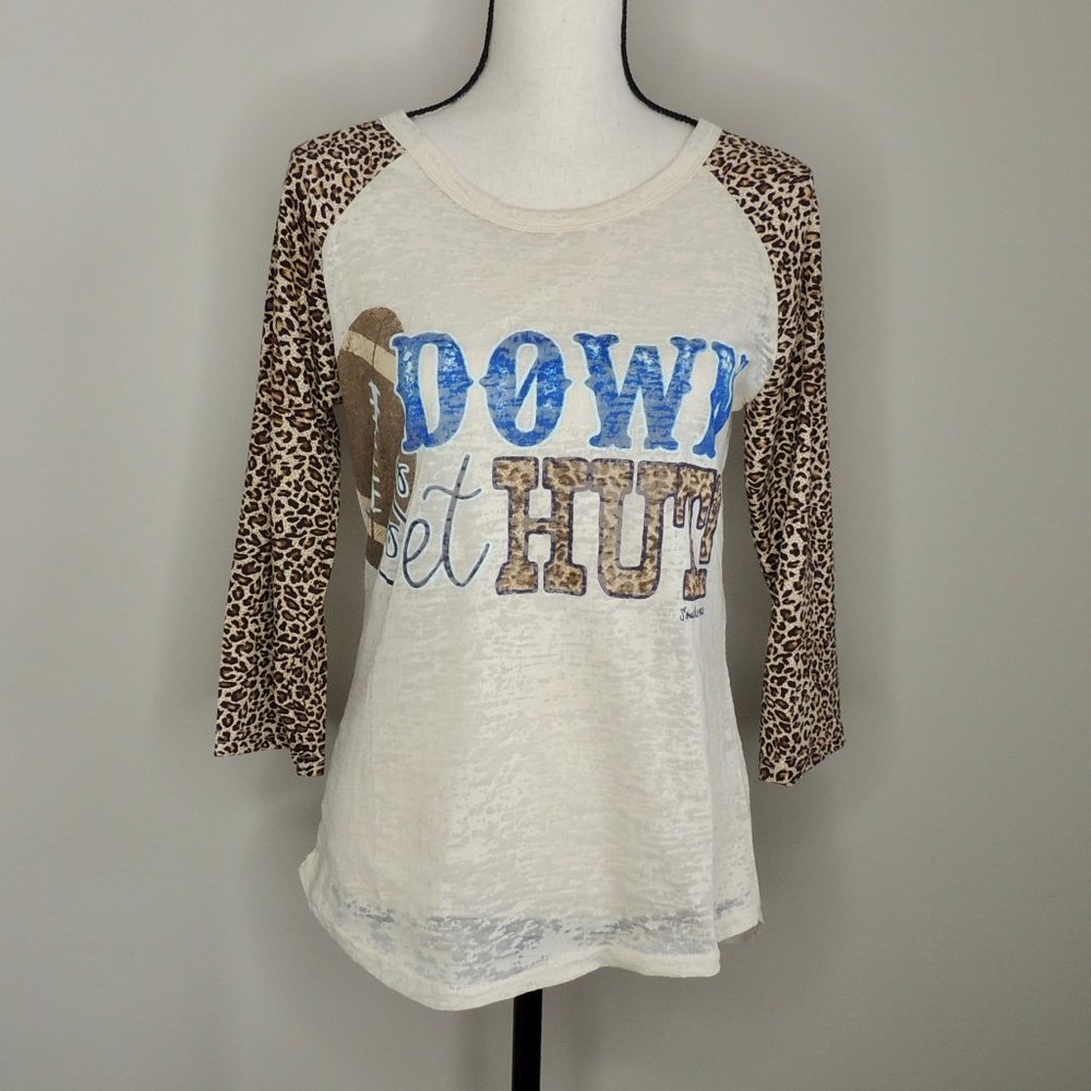 Southern Grace Football 3/4 Length Sleeve Shirt